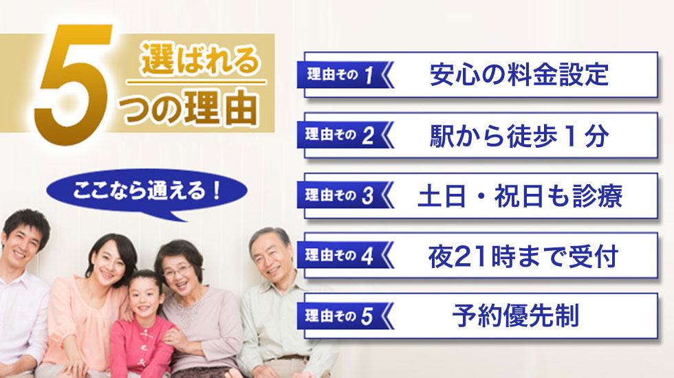 選ばれる5つの理由